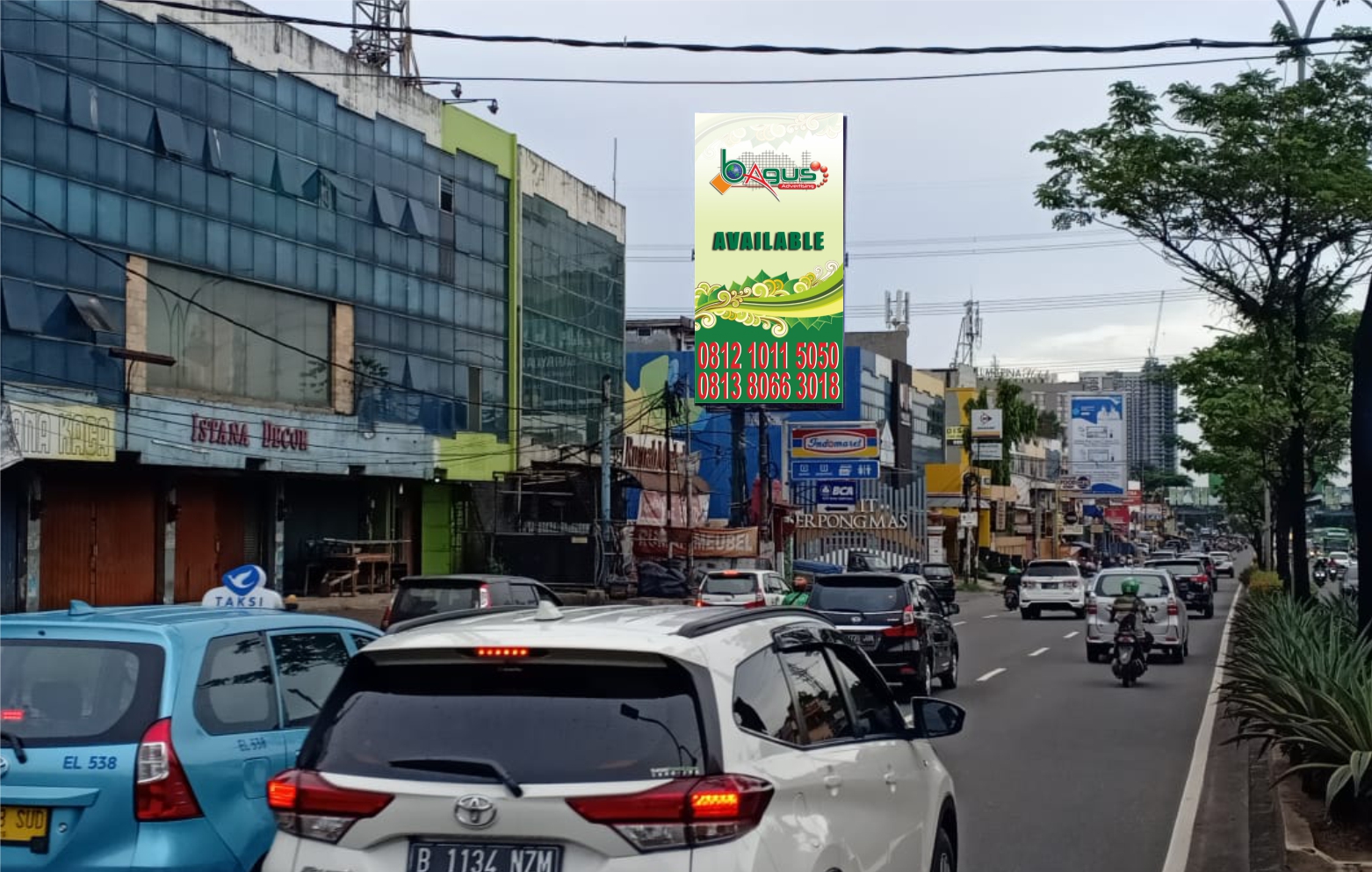 Jl. Raya Serpong, Pakulonan, Kec. Serpong Utara, Kota Tangerang Selatan, Banten 15325
